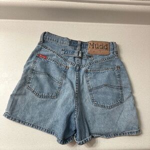Mudd Light Blue Jean Shorts for Women